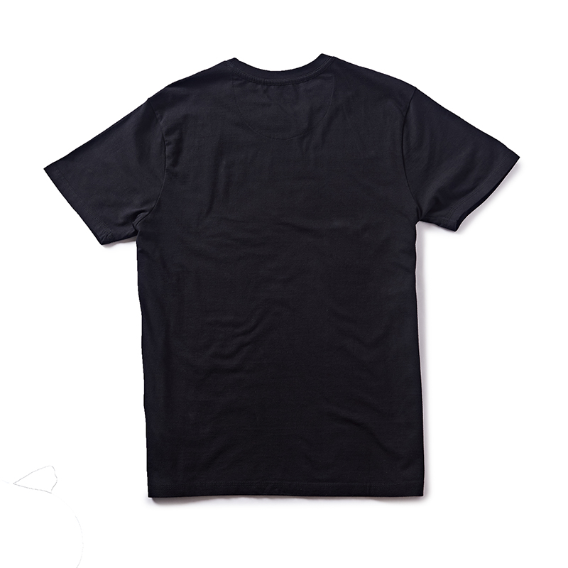 스텔스 T크루 블랙 반팔 티셔츠-2
