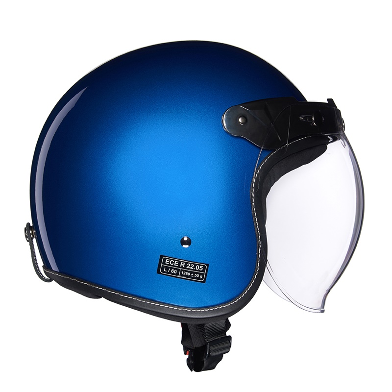 LTHR. TRIM 바버 블루 헬멧-3
