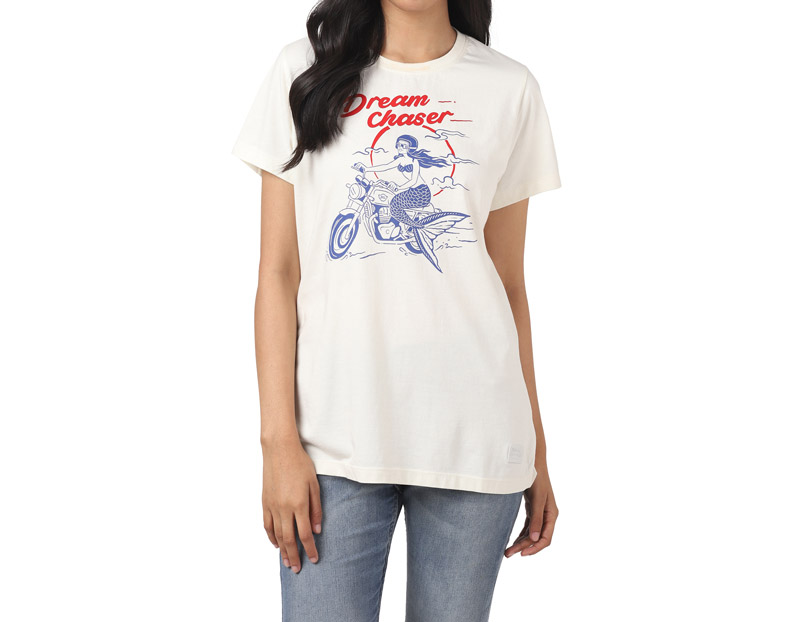 드림 체이서 여성 아이보리 티셔츠 -6